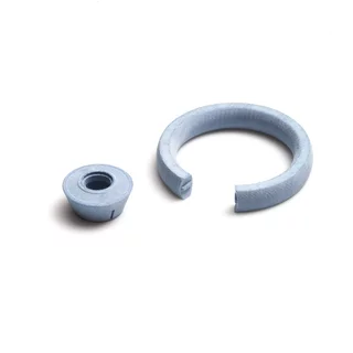 3D-Druck Ring Hülse grau