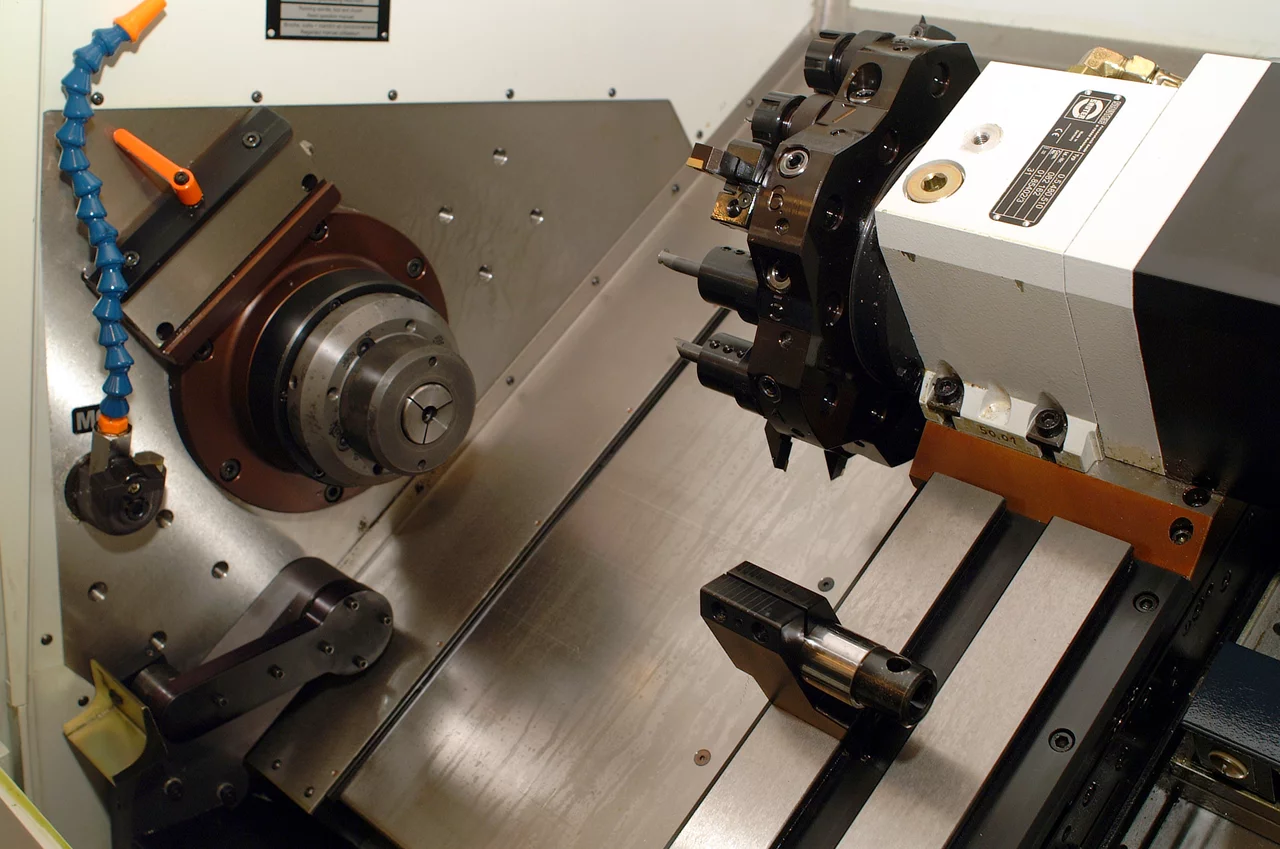 CNC-Drehmaschine Präzisionswerkzeuge Nahaufnahme