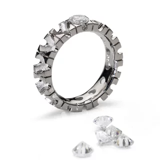 Eternity Ring Diamanten Krappenfassung