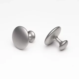 Manschettenknöpfe Titan Silber matt
